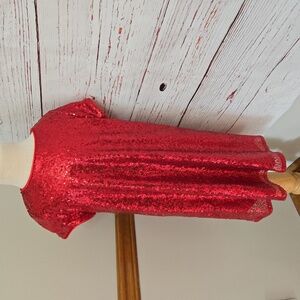 Petite Adele Sequin Girl Dress Size Size 6-8